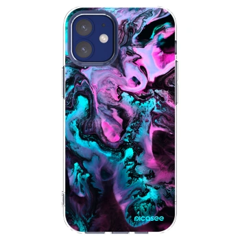 Picasee husă transparentă din silicon pentru Apple iPhone 12 mini - Lean