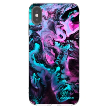 Picasee husă transparentă din silicon pentru Apple iPhone XS Max - Lean