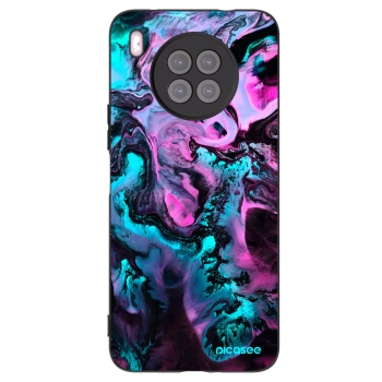 Picasee husă neagră din silicon pentru Huawei Nova 8i - Lean