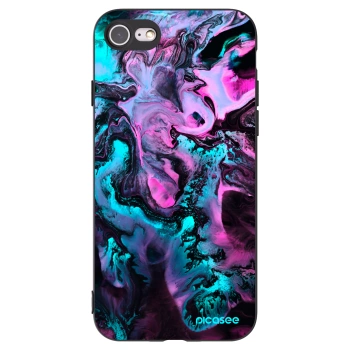 Picasee husă neagră din silicon pentru Apple iPhone SE 2022 - Lean