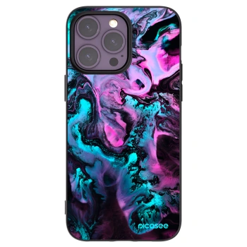 Picasee husă neagră din silicon pentru Apple iPhone 14 Pro Max - Lean