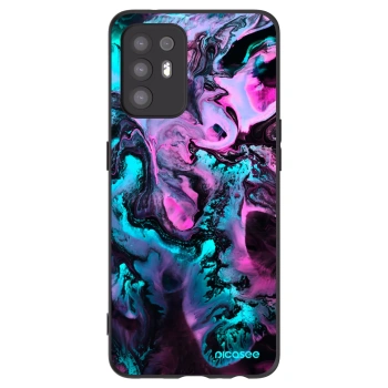 Picasee husă neagră din silicon pentru OPPO A94 5G - Lean