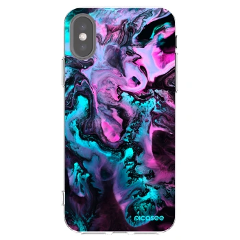 Picasee husă transparentă din silicon pentru Apple iPhone X/XS - Lean