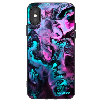 Picasee husă neagră din silicon pentru Apple iPhone X/XS - Lean