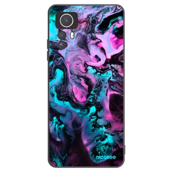 Picasee husă neagră din silicon pentru Xiaomi Redmi Note 12S - Lean