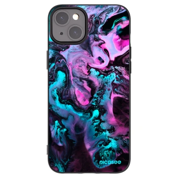 Picasee husă neagră din silicon pentru Apple iPhone 15 Plus - Lean