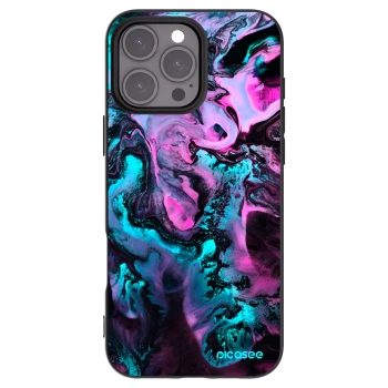 Picasee husă neagră din silicon pentru Apple iPhone 16 Pro Max - Lean