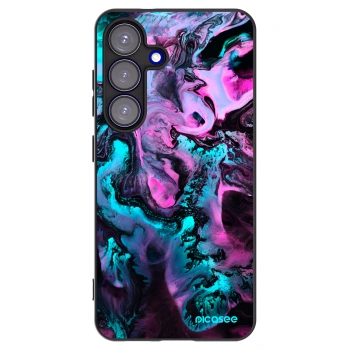 Picasee husă neagră din silicon pentru Samsung Galaxy S25 5G - Lean