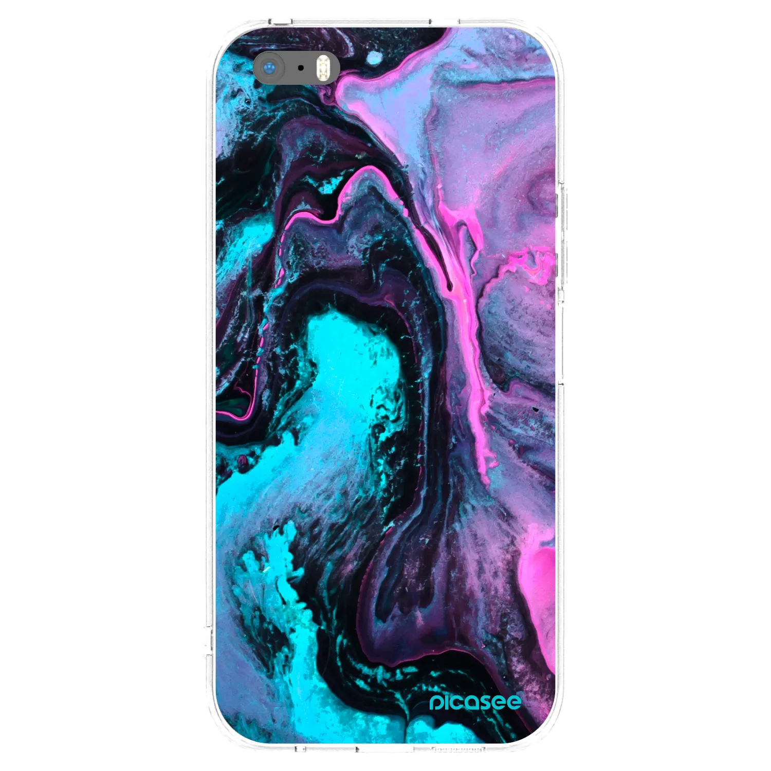 Picasee husă transparentă din silicon pentru Apple iPhone 5/5S/SE - Lean 2