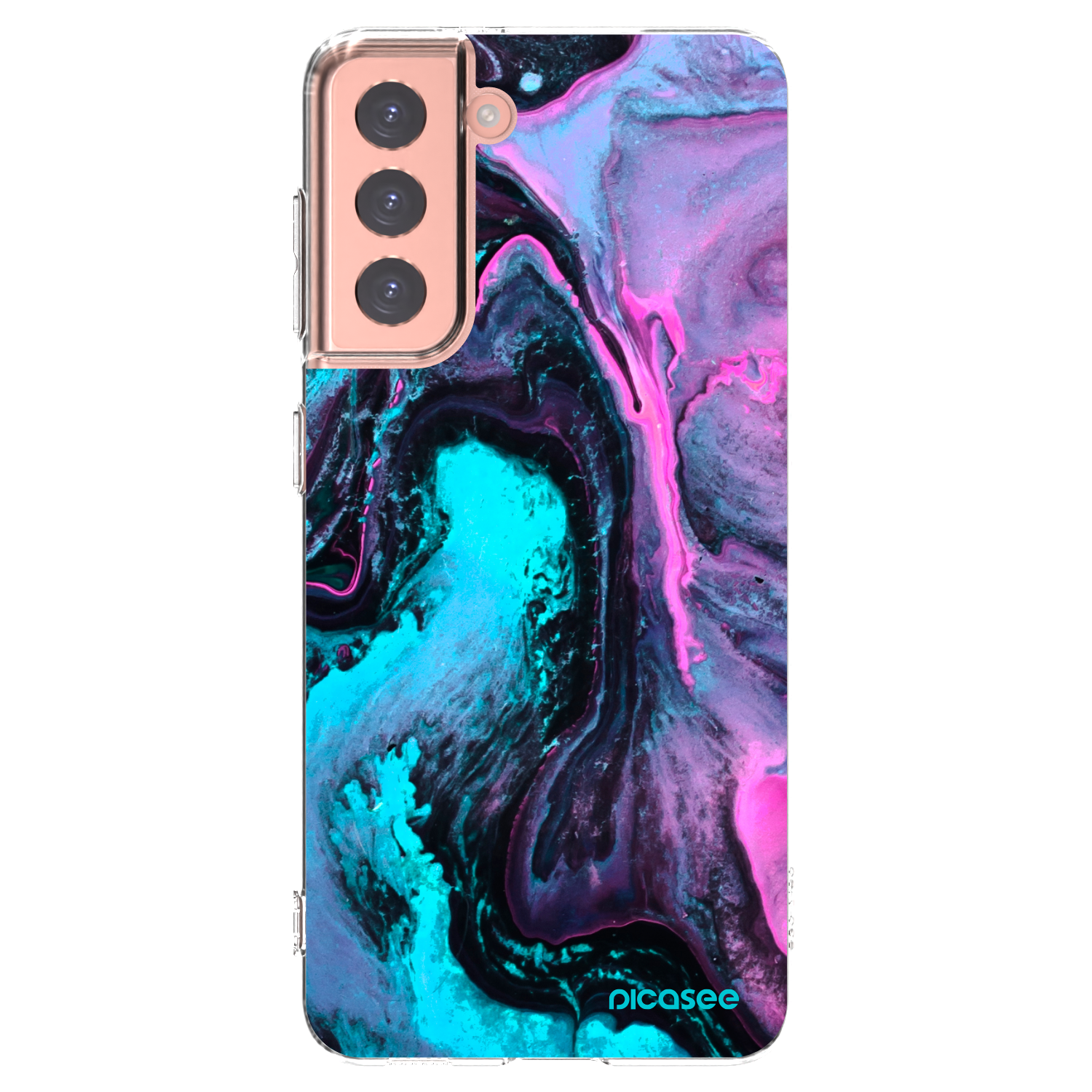 Picasee husă transparentă din silicon pentru Samsung Galaxy S21 5G G991B - Lean 2