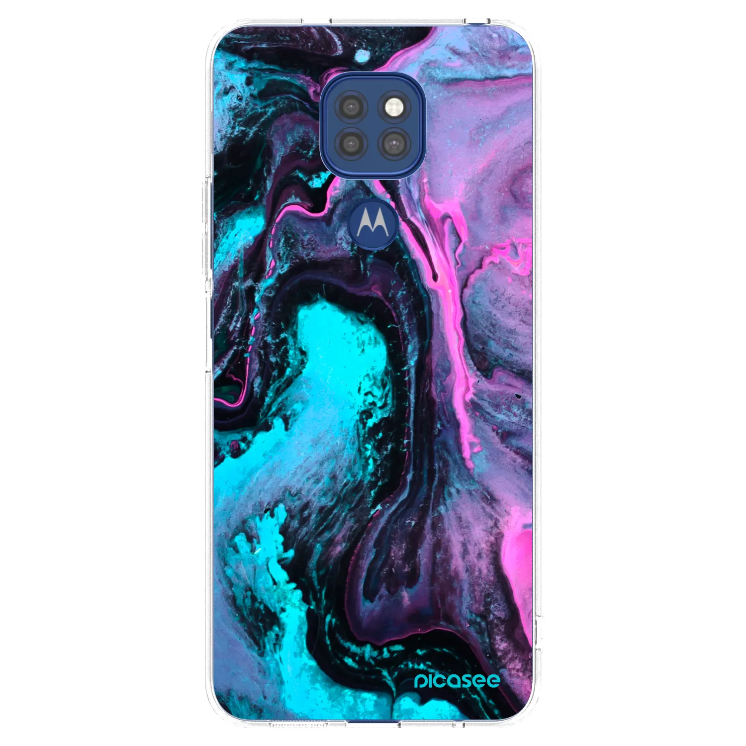 Picasee husă transparentă din silicon pentru Motorola Moto G9 Play - Lean 2