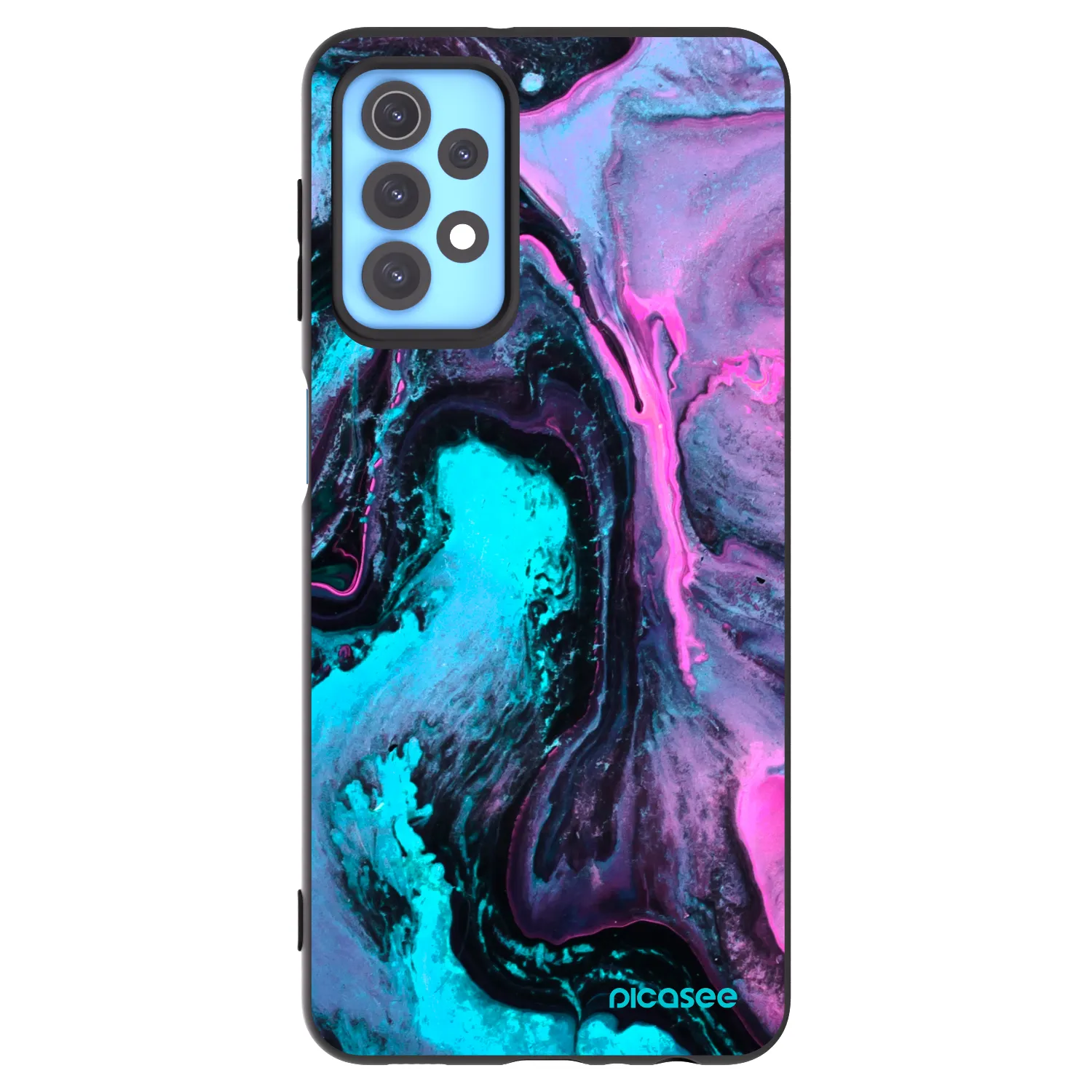 Picasee husă neagră din silicon pentru Samsung Galaxy A32 4G SM-A325F - Lean 2