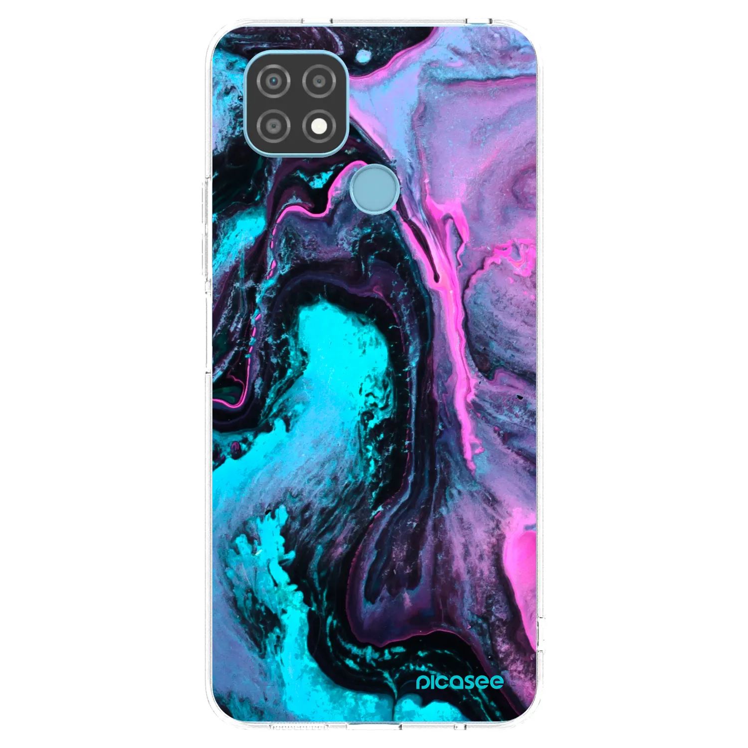 Picasee husă transparentă din silicon pentru Realme C21 - Lean 2