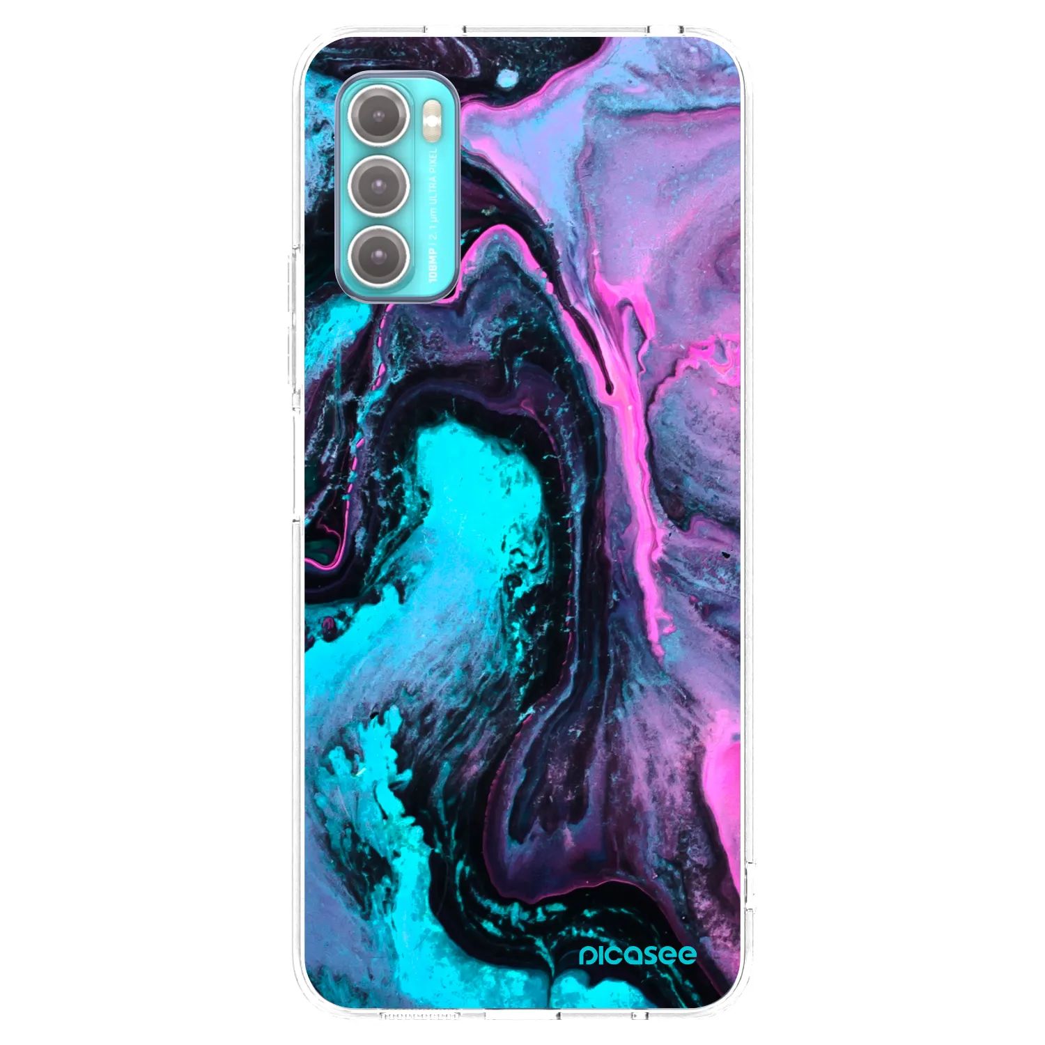 Picasee husă transparentă din silicon pentru Motorola Moto G60 - Lean 2
