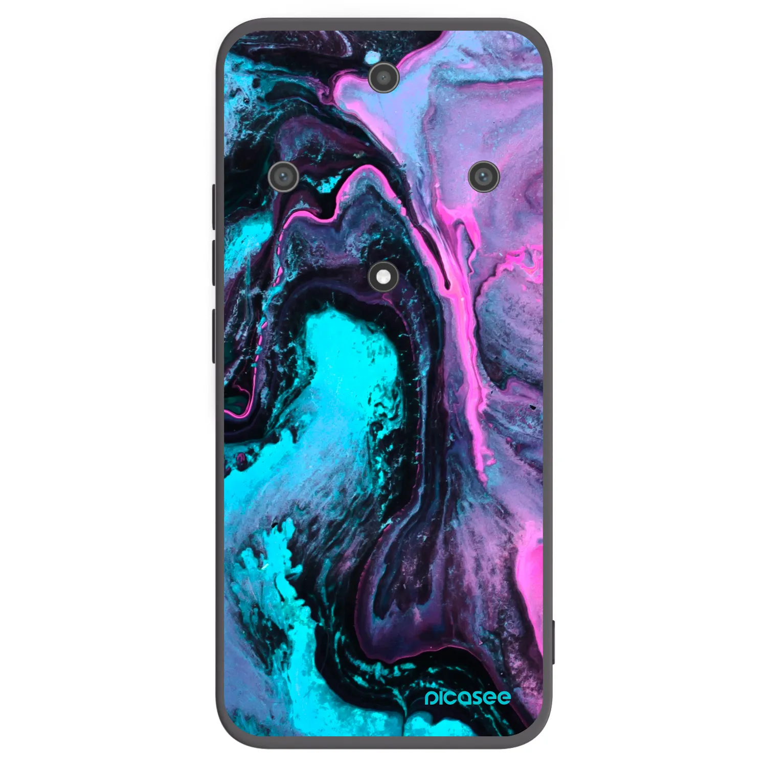 Picasee husă neagră din silicon pentru Honor Magic5 Lite 5G - Lean 2