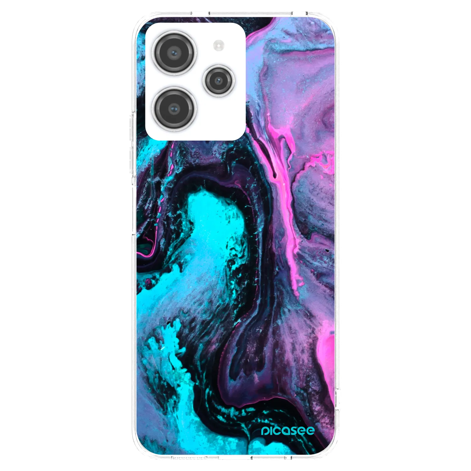 Picasee husă transparentă din silicon pentru Xiaomi Redmi 12 4G - Lean 2