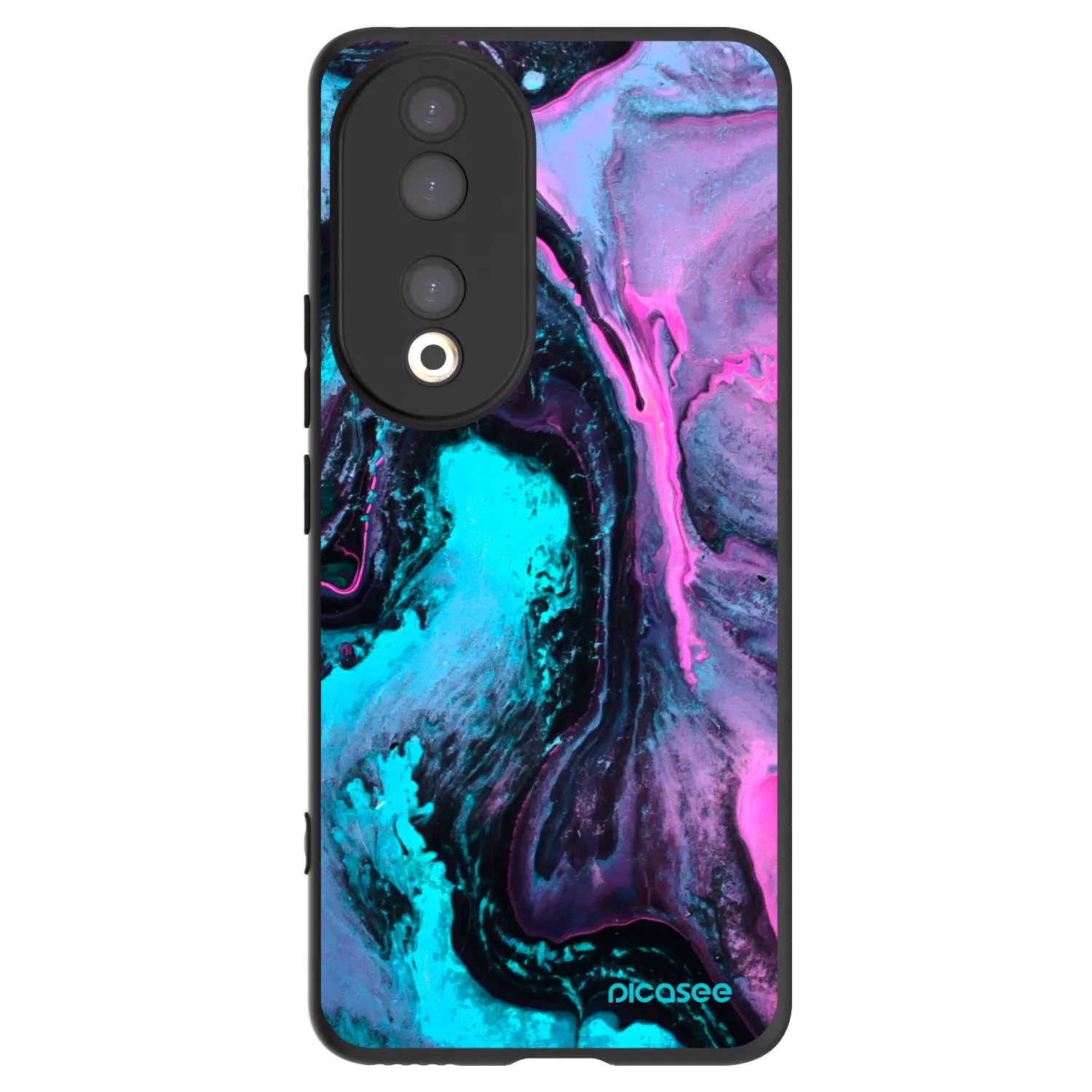 Picasee husă neagră din silicon pentru Honor 90 5G - Lean 2