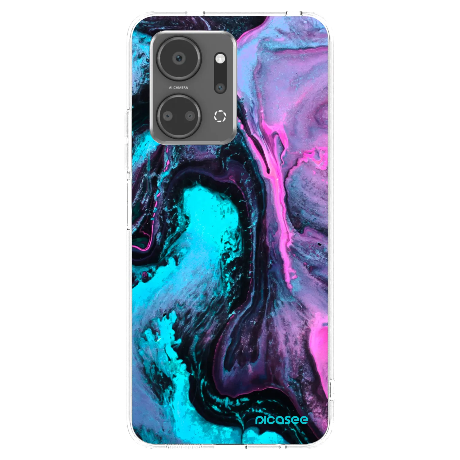 Picasee husă transparentă din silicon pentru Honor X7a - Lean 2