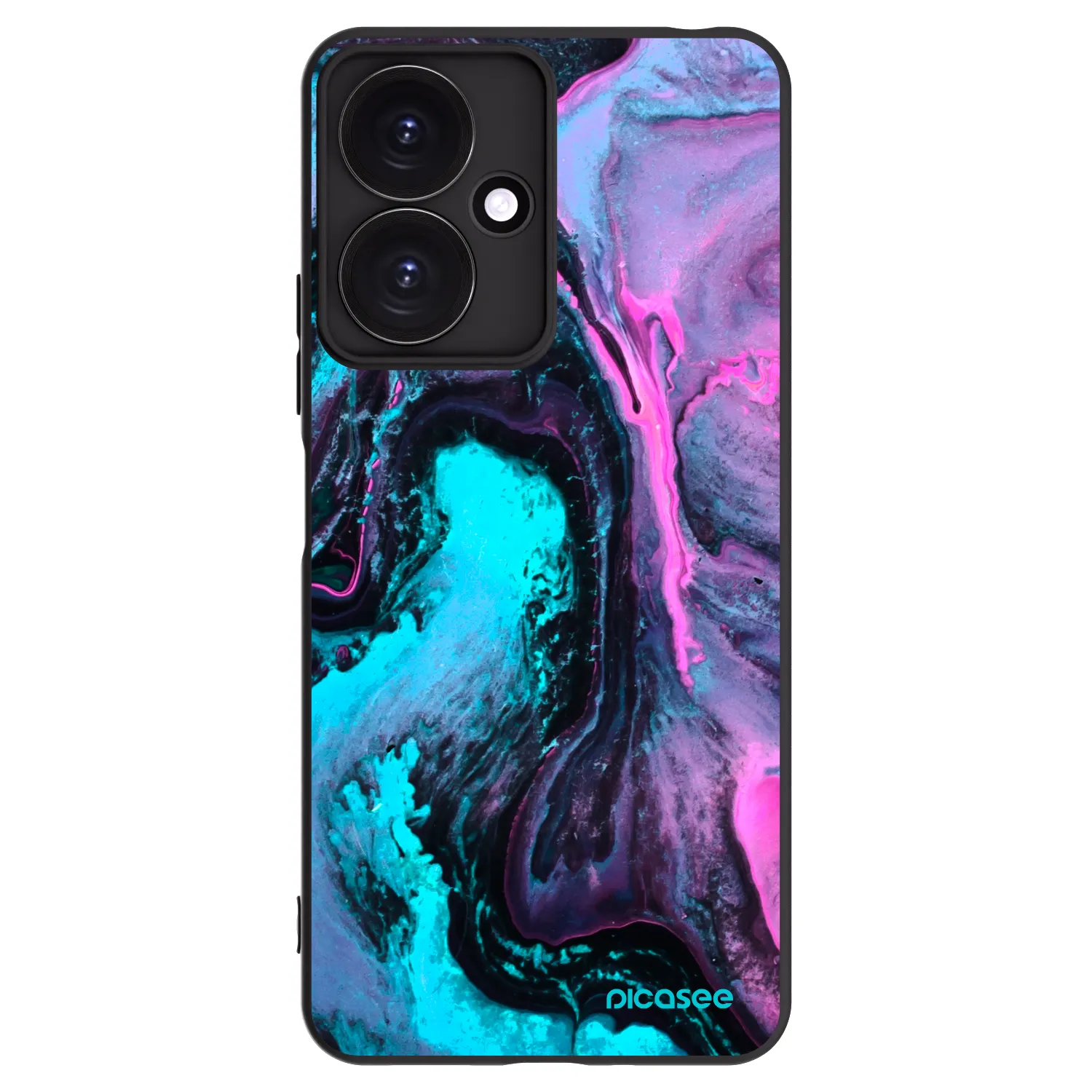 Picasee husă neagră din silicon pentru Xiaomi Redmi 13C 5G - Lean 2