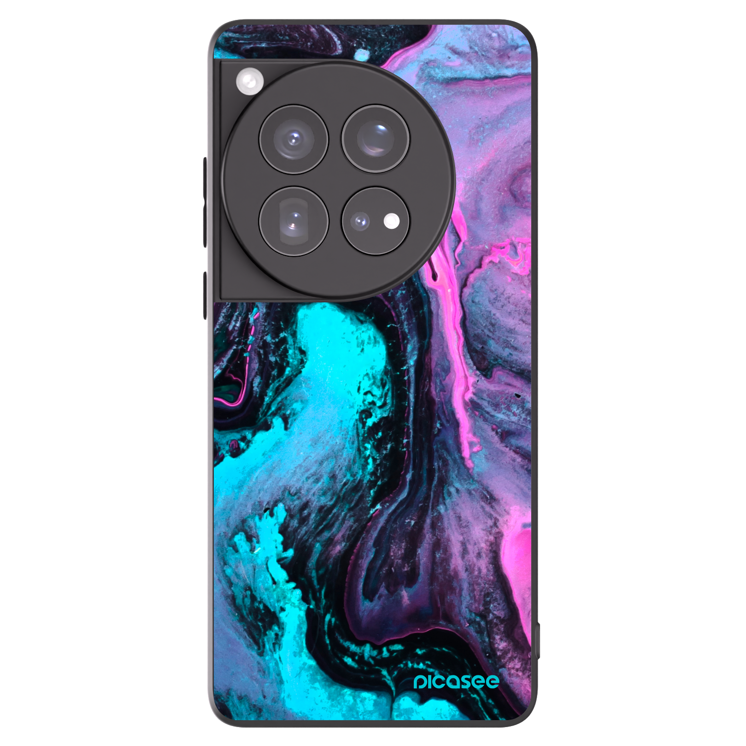 Picasee husă neagră din silicon pentru OnePlus 12 5G - Lean 2