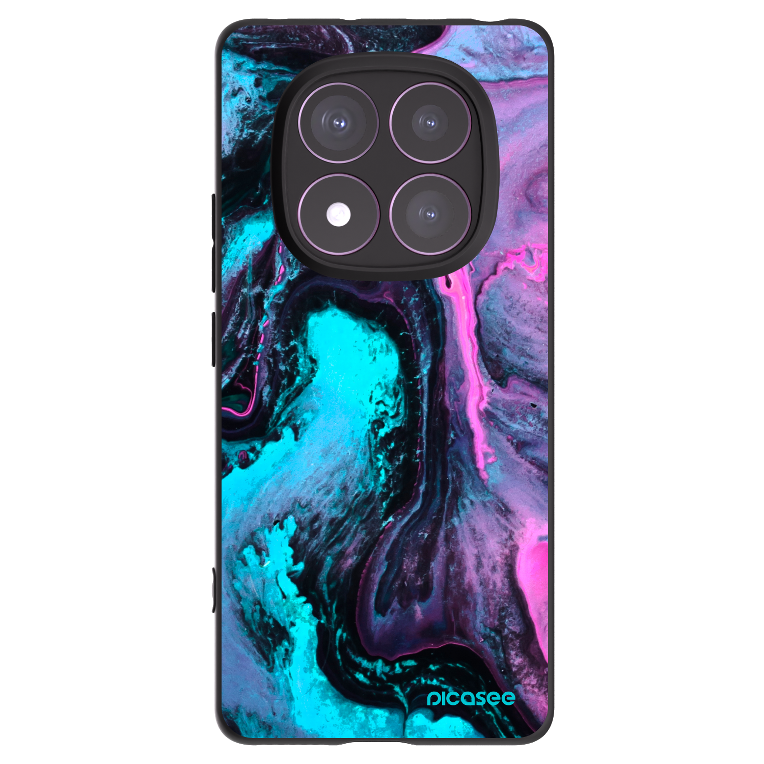 Picasee husă neagră din silicon pentru Xiaomi Redmi Note 14 Pro 4G - Lean 2