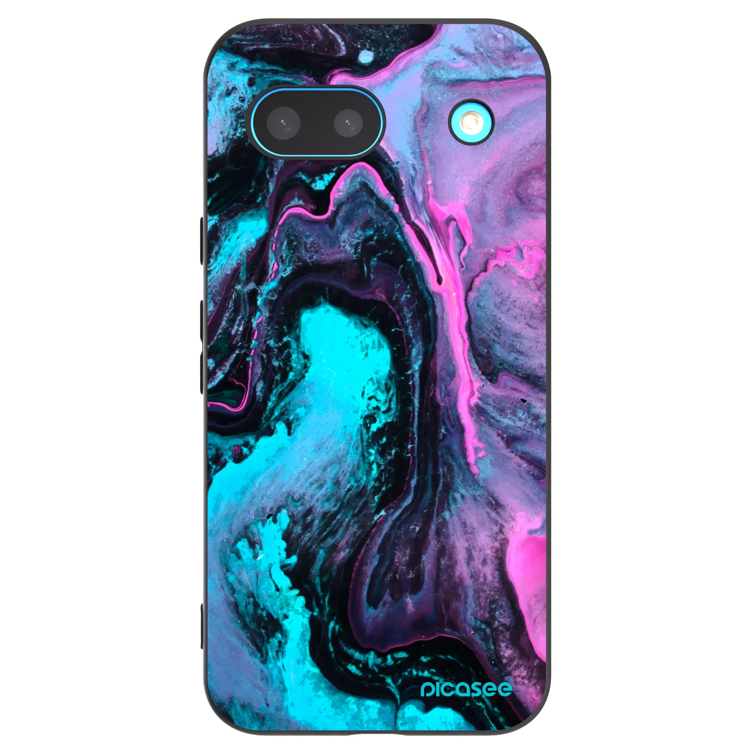 Picasee husă neagră din silicon pentru Google Pixel 8a - Lean 2
