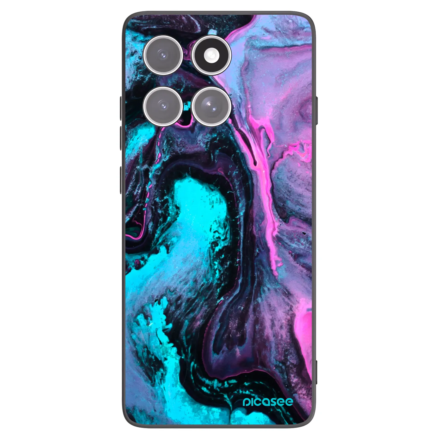Picasee husă neagră din silicon pentru Motorola Edge 60 Fusion - Lean 2