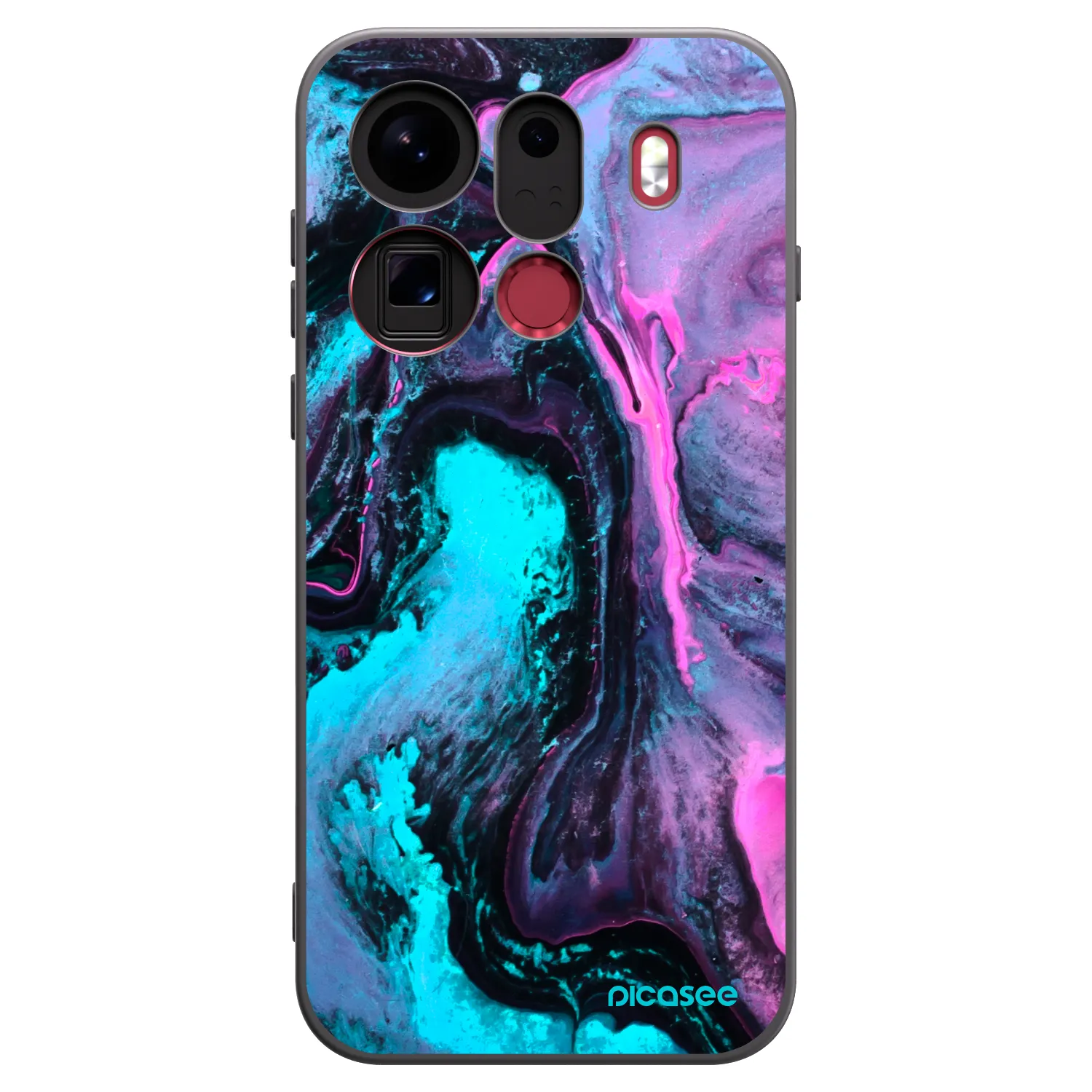 Picasee husă neagră din silicon pentru OPPO Find X9 Pro - Lean 2