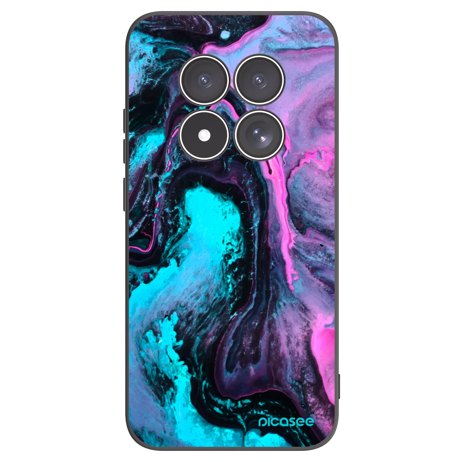 Picasee husă neagră din silicon pentru Xiaomi Redmi Note 15 Pro 5G - Lean 2