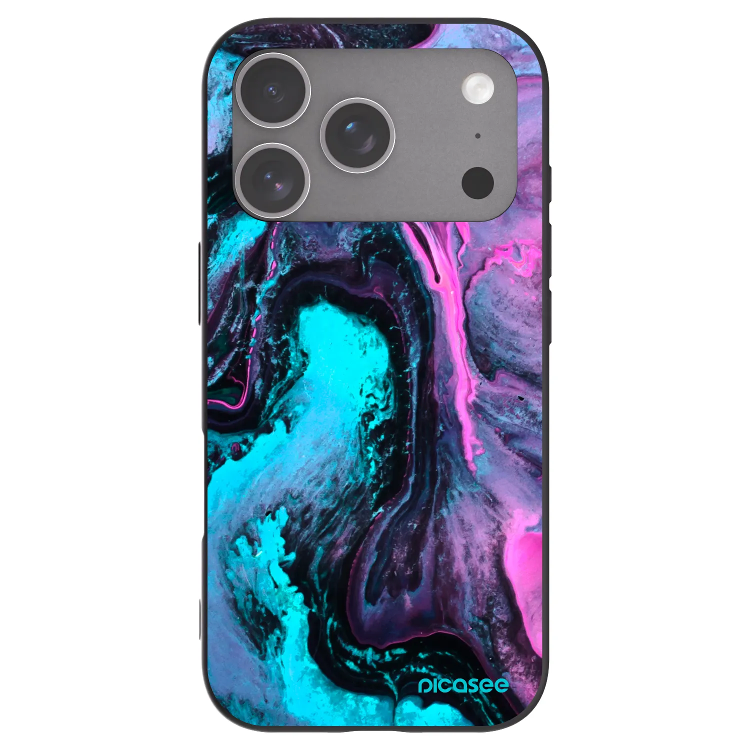 Picasee husă neagră din silicon pentru Apple iPhone 18 Pro - Lean 2