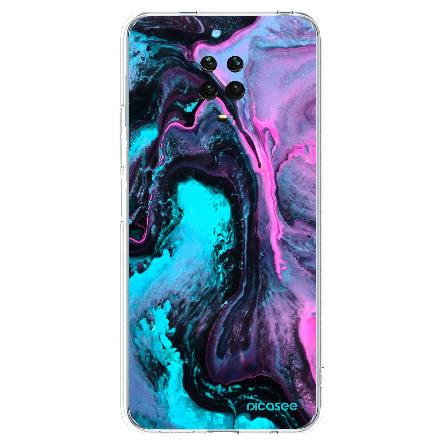 Picasee husă transparentă din silicon pentru Xiaomi Redmi Note 9 Pro - Lean 2
