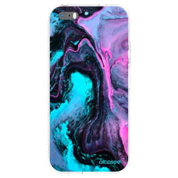 Picasee husă transparentă din silicon pentru Apple iPhone 5/5S/SE - Lean 2