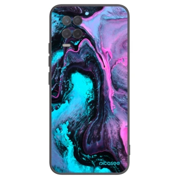 Picasee husă neagră din silicon pentru Realme 8 5G - Lean 2