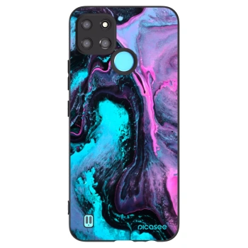 Picasee husă neagră din silicon pentru Realme C21Y - Lean 2