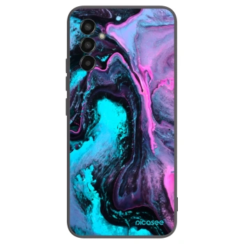 Picasee husă neagră din silicon pentru Samsung Galaxy M13 M135F - Lean 2