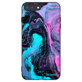 Picasee husă neagră din silicon pentru Apple iPhone 7 Plus - Lean 2