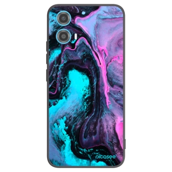 Picasee husă neagră din silicon pentru Motorola Moto G34 5G - Lean 2