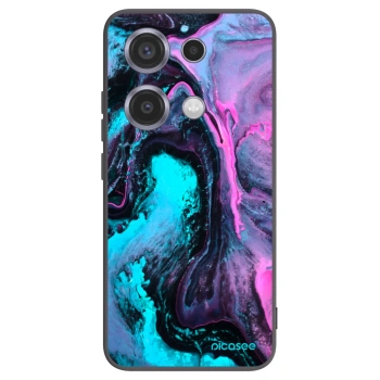 Picasee husă neagră din silicon pentru Xiaomi Redmi Note 14S - Lean 2