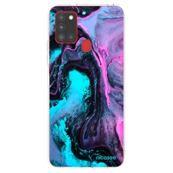 Picasee husă transparentă din silicon pentru Samsung Galaxy A21s - Lean 2