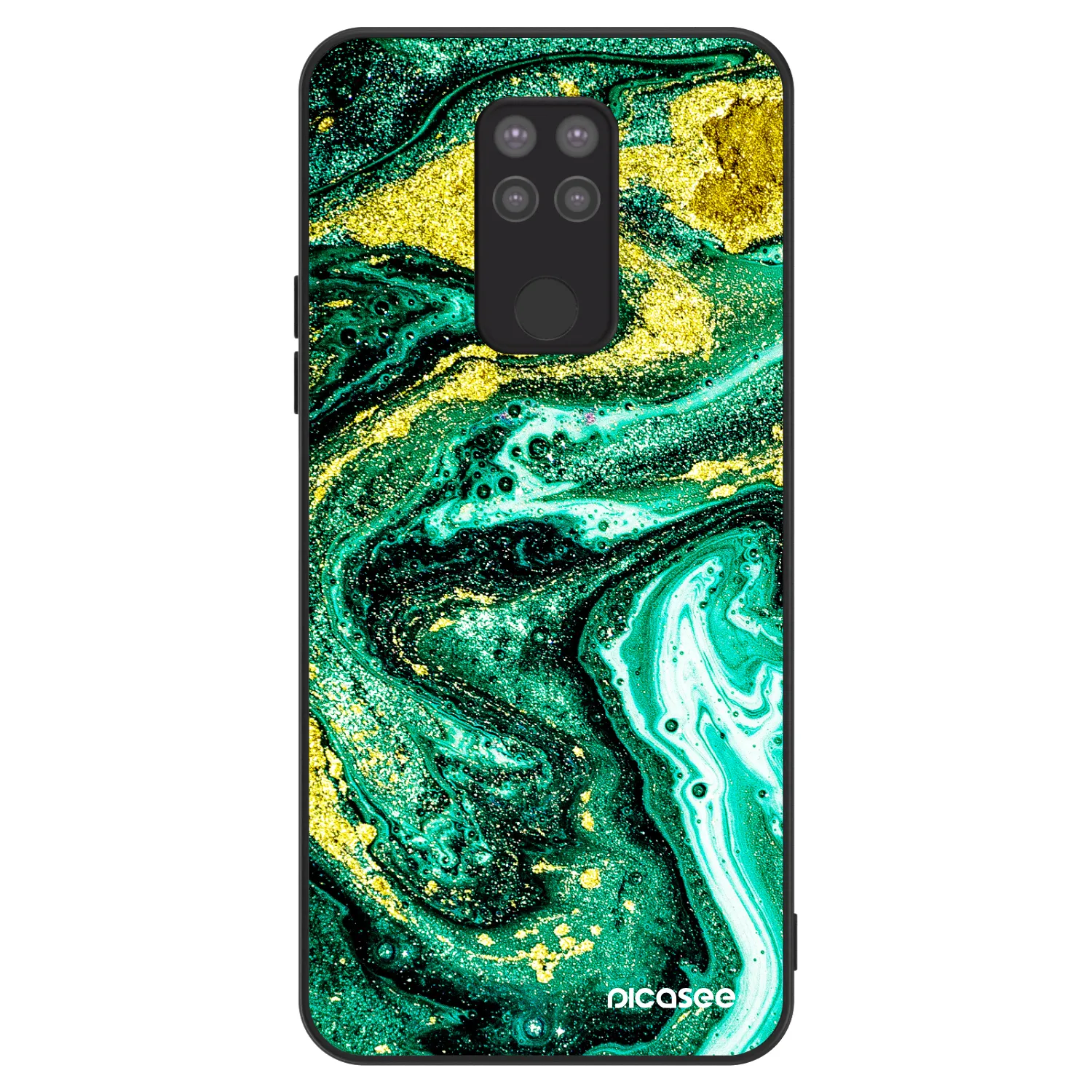 Picasee ULTIMATE CASE pentru Xiaomi Redmi Note 9 - Green Gold