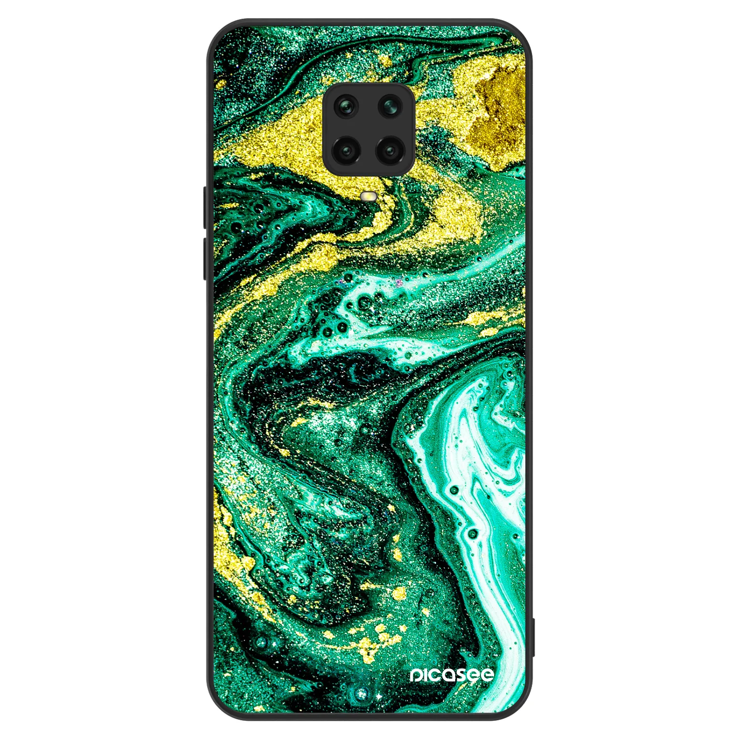 Picasee ULTIMATE CASE pentru Xiaomi Redmi Note 9 Pro - Green Gold
