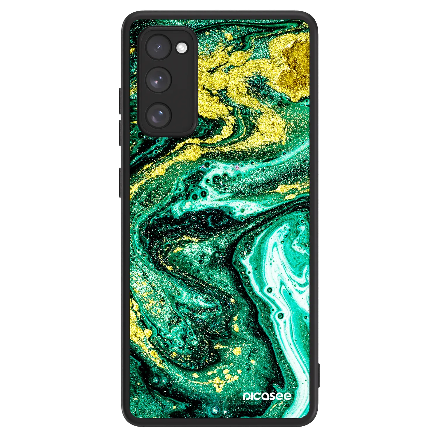 Picasee ULTIMATE CASE pentru Samsung Galaxy S20 FE - Green Gold