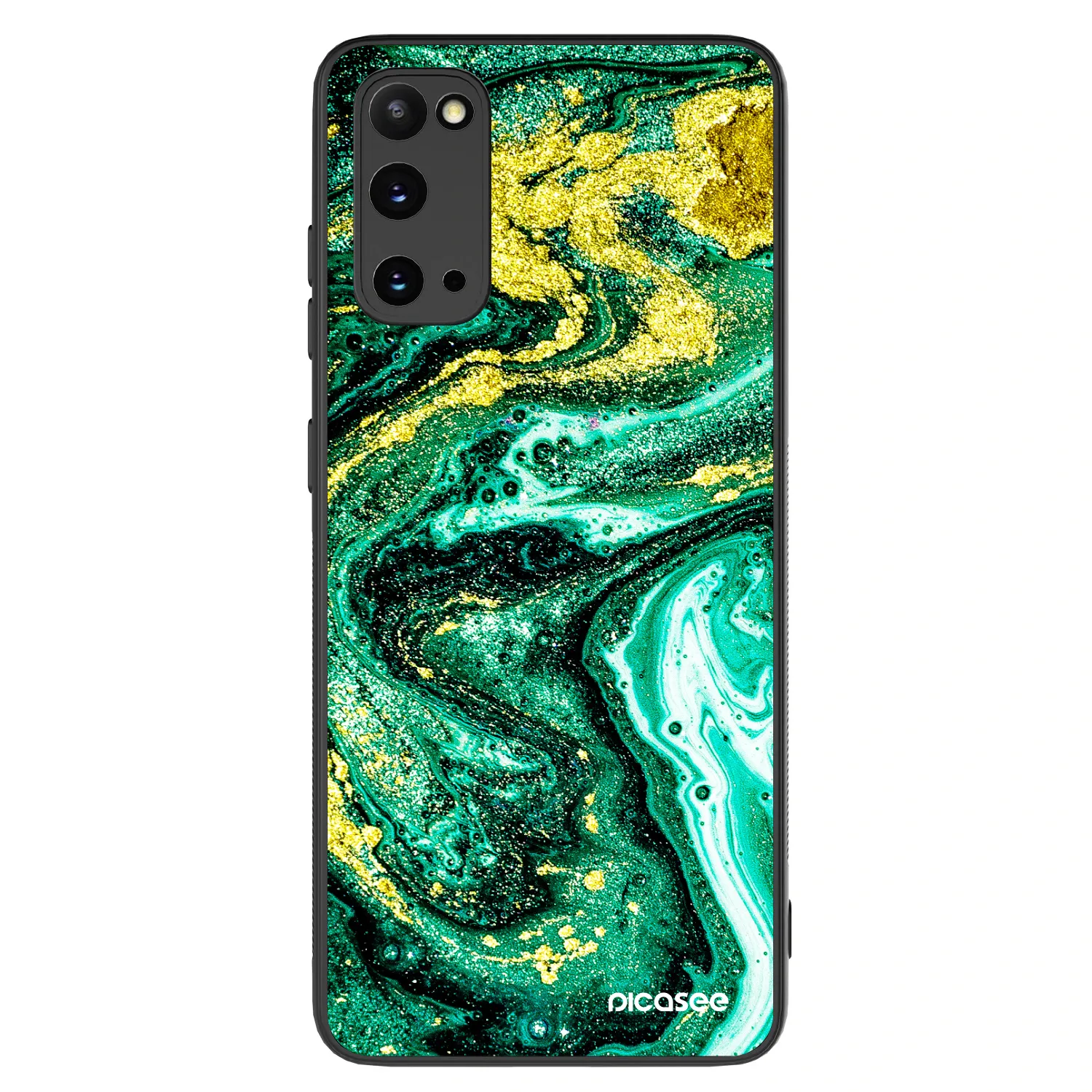 Picasee ULTIMATE CASE pentru Samsung Galaxy S20 G980F - Green Gold