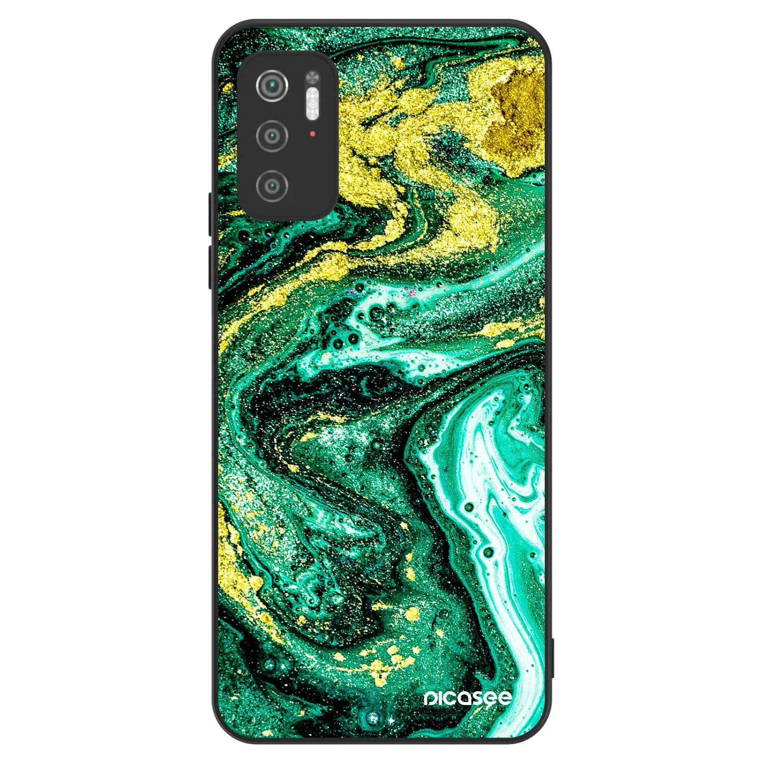 Picasee ULTIMATE CASE pentru Xiaomi Poco M3 Pro 5G - Green Gold