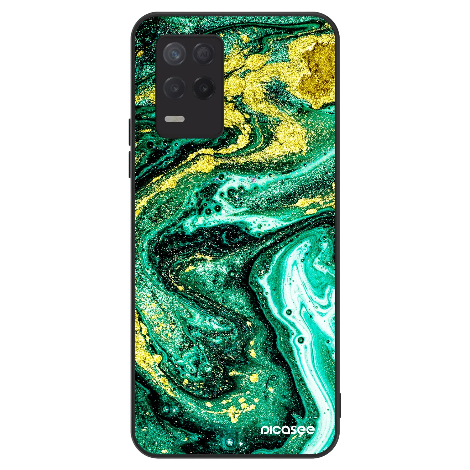 Picasee ULTIMATE CASE pentru Realme 8 5G - Green Gold