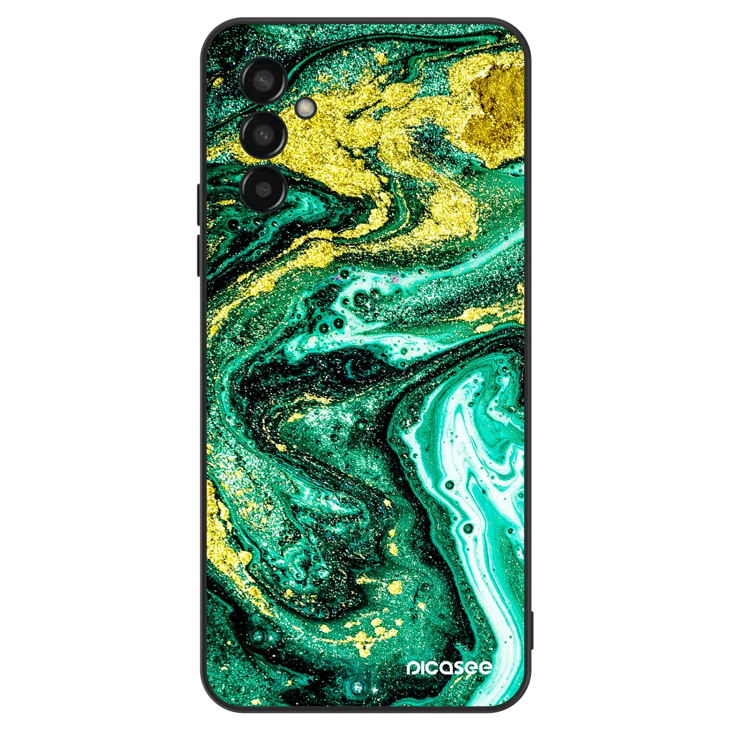 Picasee ULTIMATE CASE pentru Samsung Galaxy M13 M135F - Green Gold