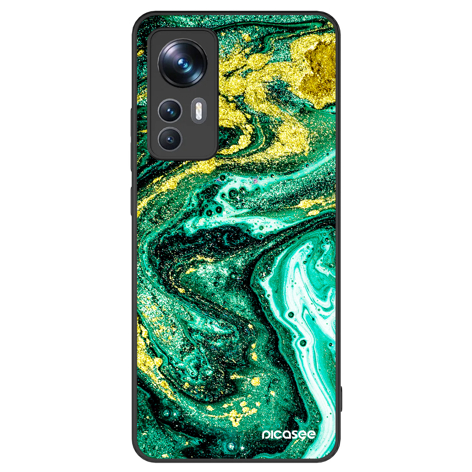 Picasee ULTIMATE CASE pentru Xiaomi 12T - Green Gold