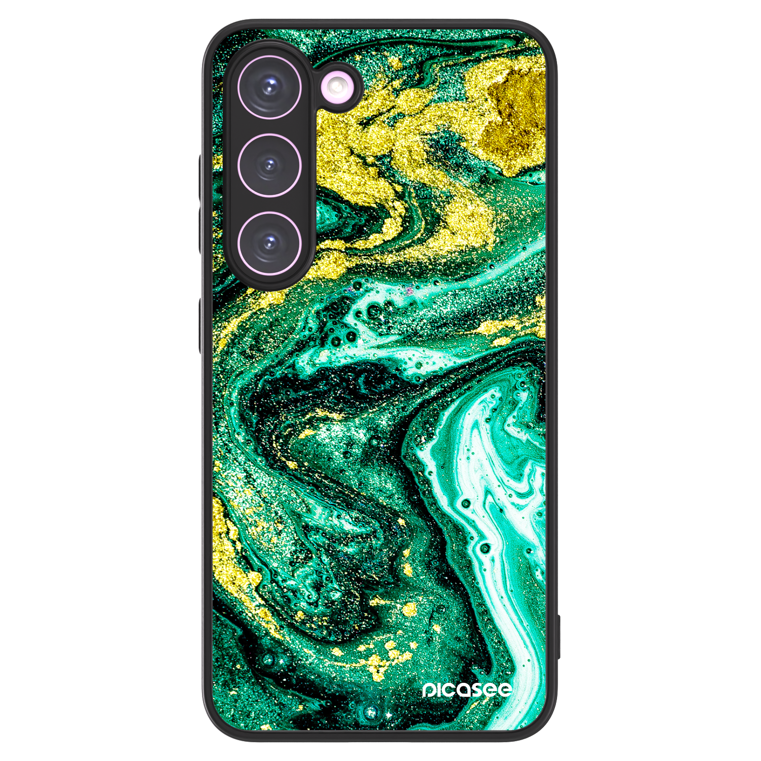 Picasee ULTIMATE CASE pentru Samsung Galaxy S23 5G - Green Gold