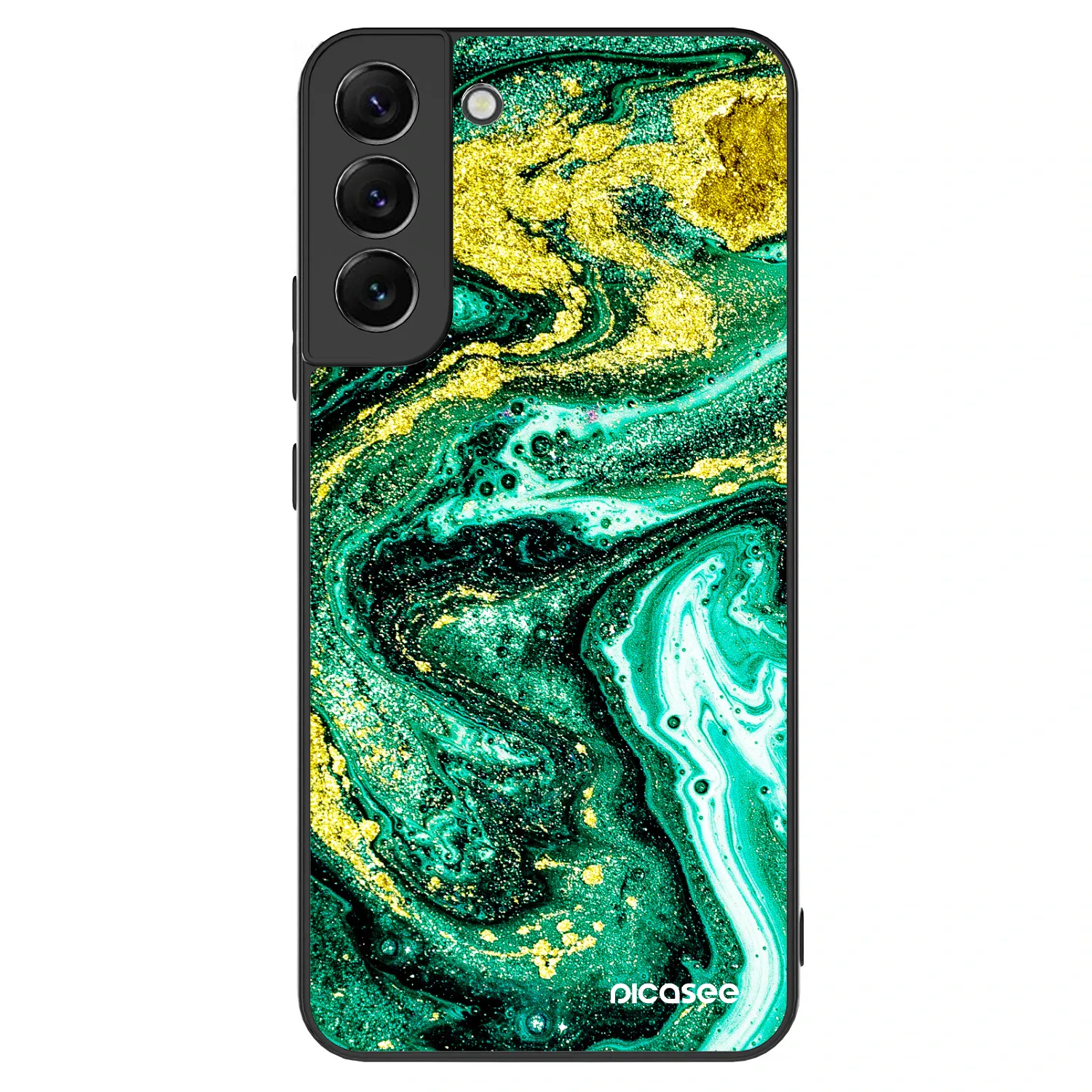 Picasee ULTIMATE CASE PowerShare pentru Samsung Galaxy S22+ 5G - Green Gold