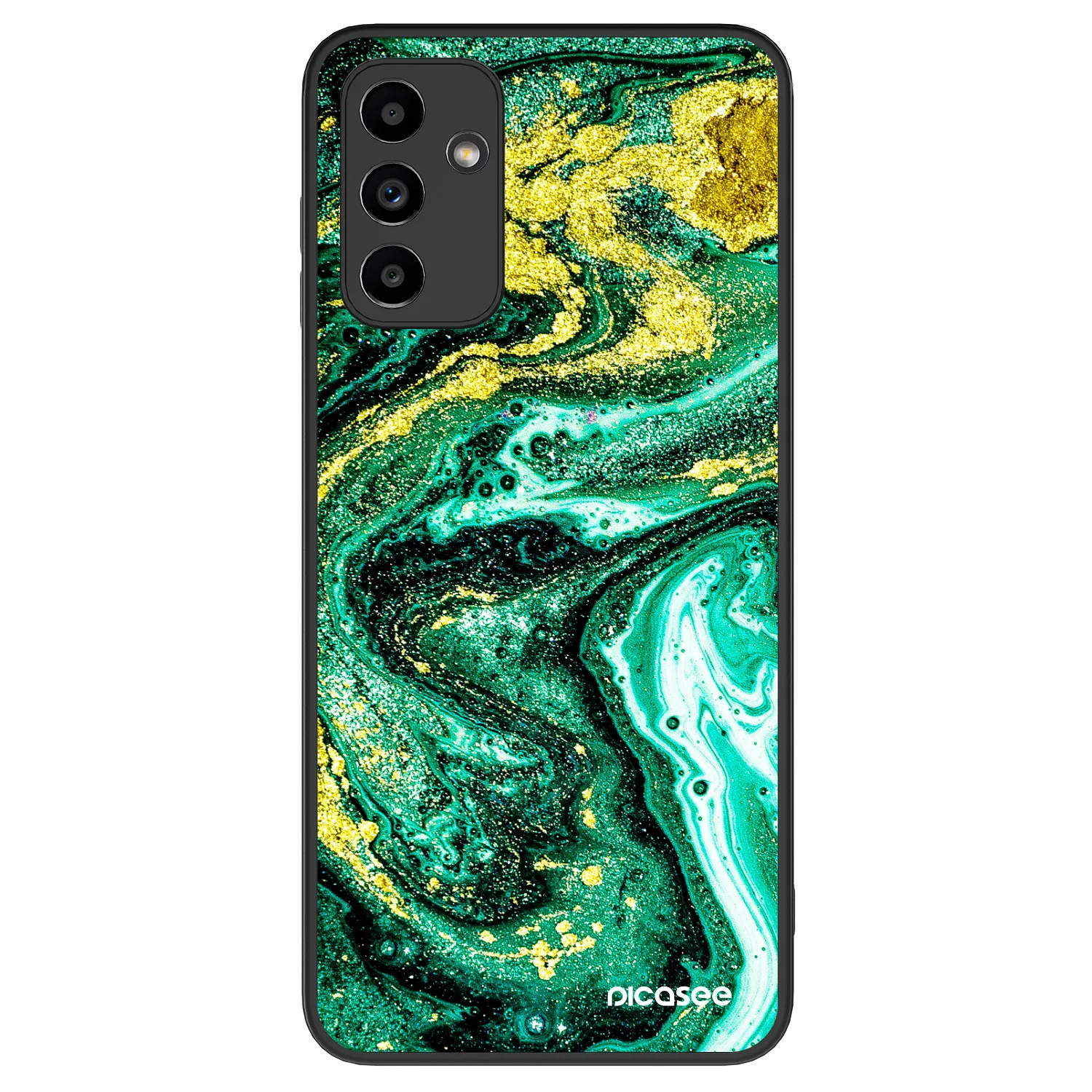 Picasee ULTIMATE CASE pentru Samsung Galaxy A04s A047F - Green Gold